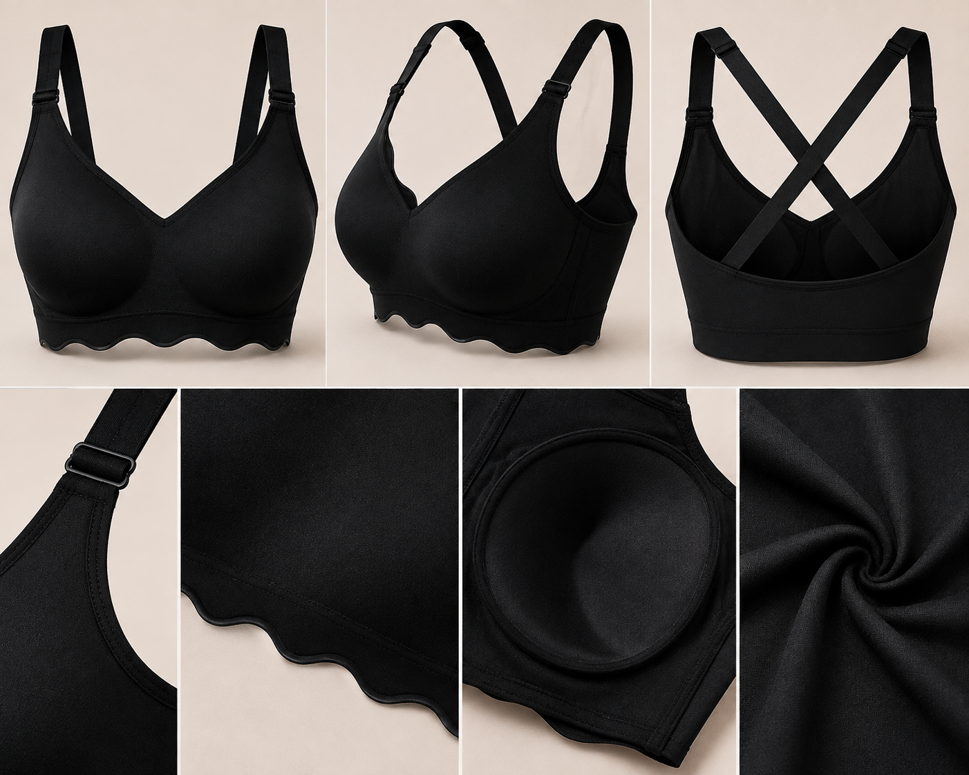 Curvez™ CloudLift Wireless Support Bra