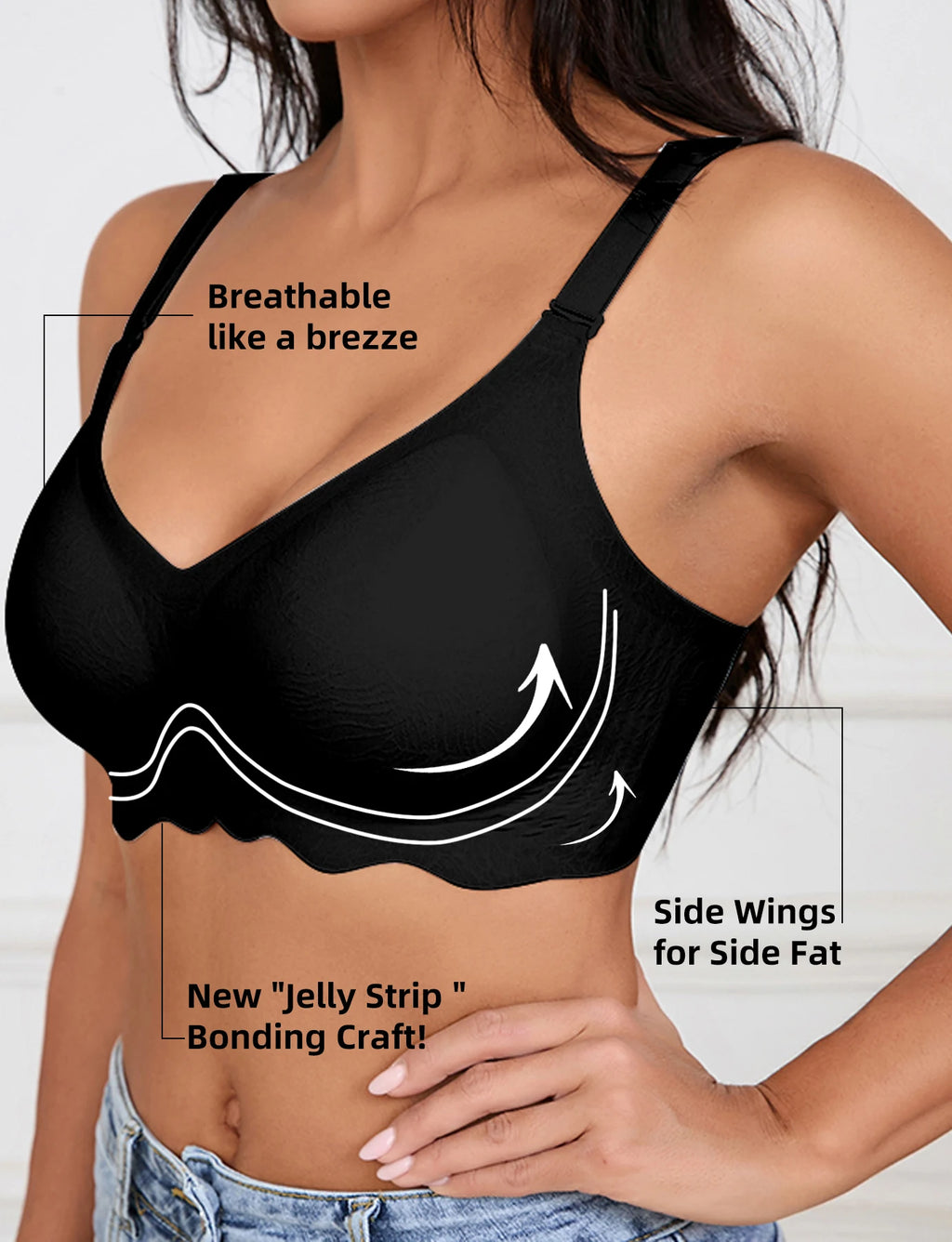 Curvez™ CloudLift Wireless Support Bra