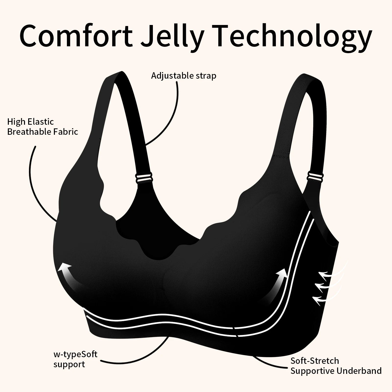 CURVEZ Second Skin™ Bra